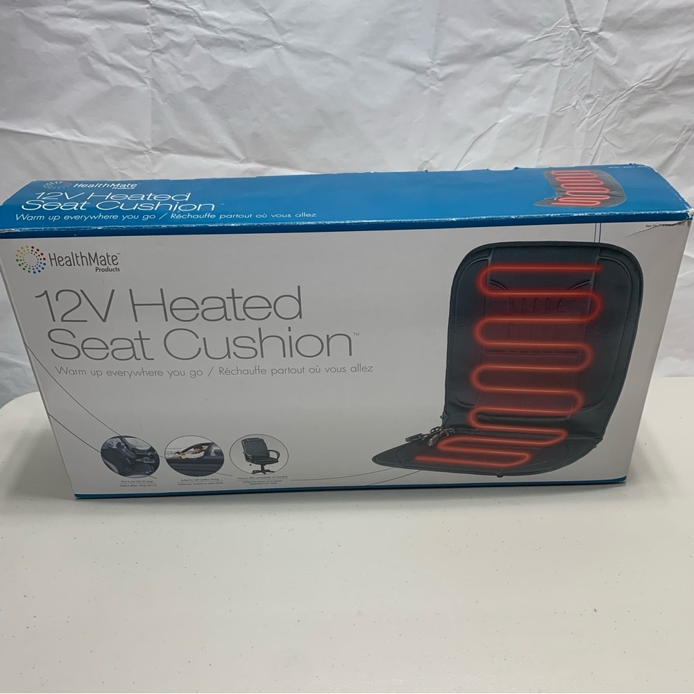 HealthMate 12V Heated Seat Cushion